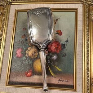 Vintage Stieff Silver Hand Brush - 10” x 3”